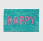 Happy Slogan Bath Mat